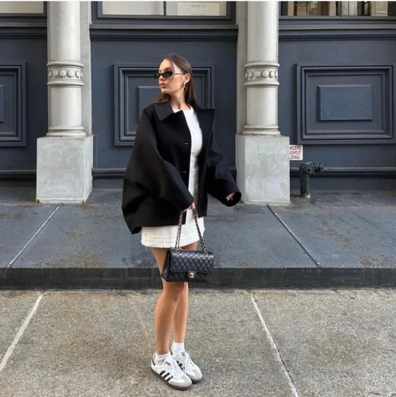 ZARA MANTECO WOOL COAT Black - Picture 8 of 17